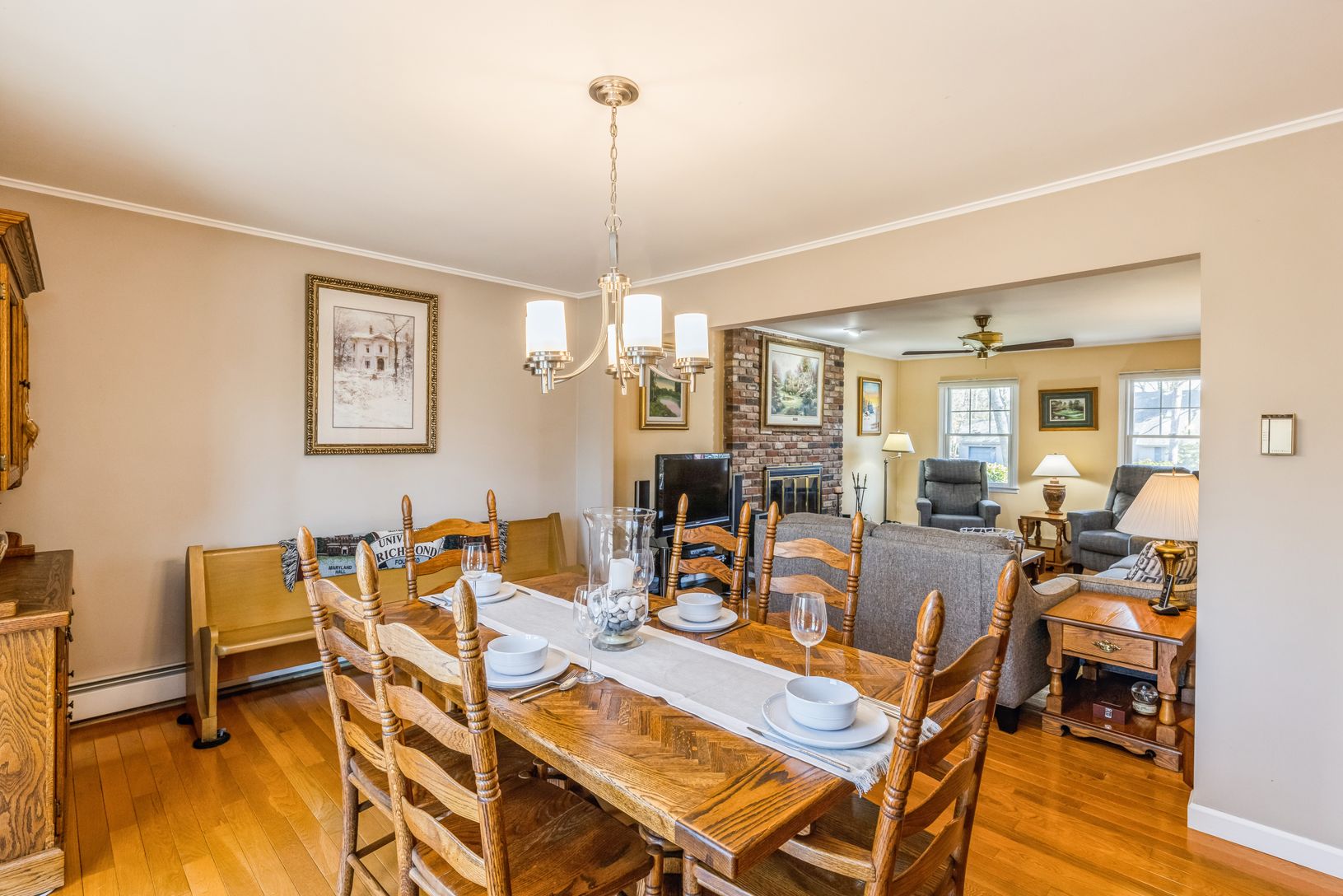  Dining Room open to Living Room