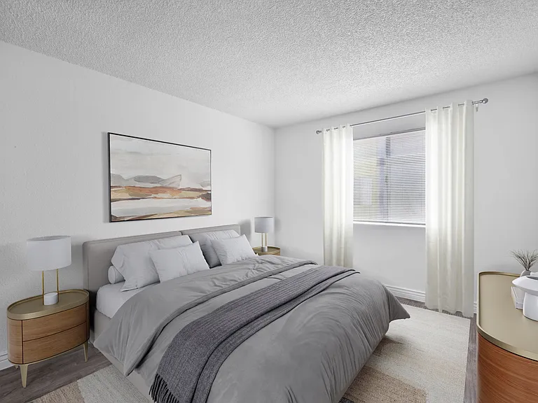 2 Bedroom - The Primary bedroom comes with a sizeable 5X5 closet.