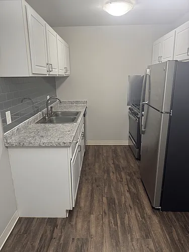 Floor plan Two Bedroom One Bath - Upgraded