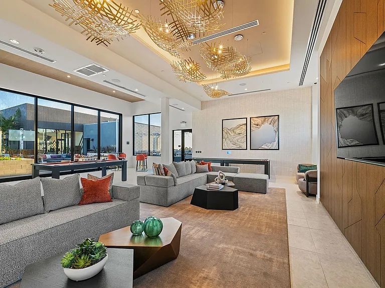 Rooftop Clubroom Opening to Terrace