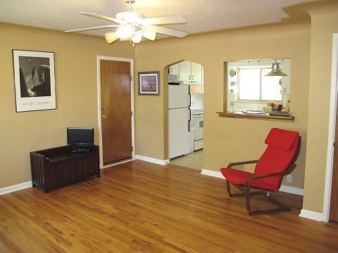 Living Room Opens to Kitchen