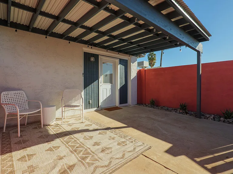 Private patio