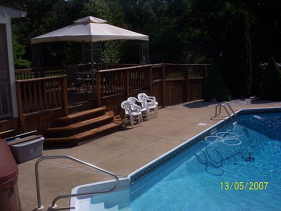 pool and deck