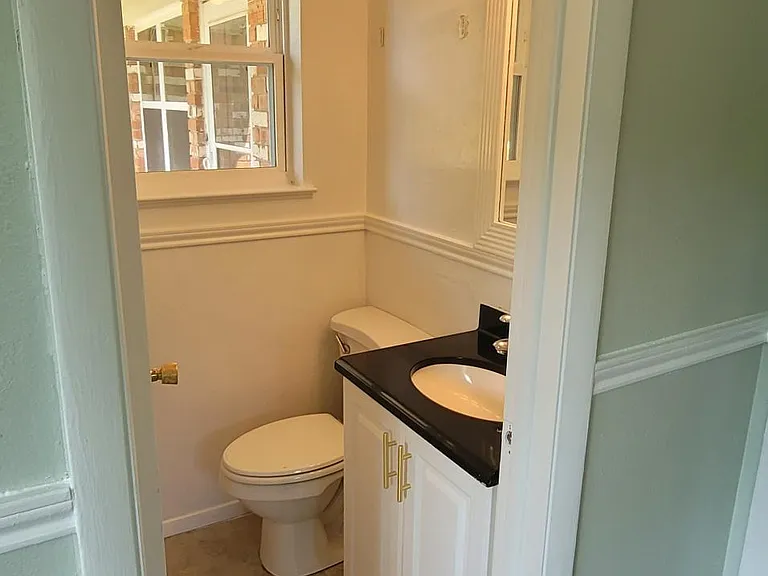 half bath in master bedroom