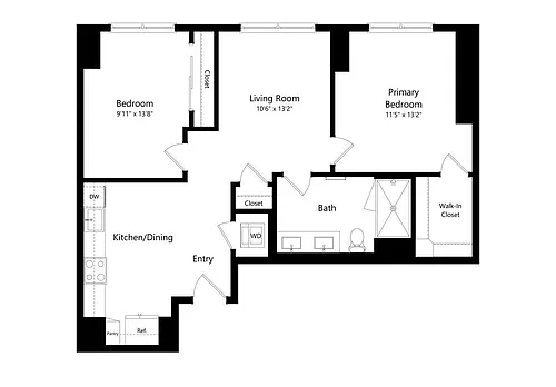 Floor plan 2M1