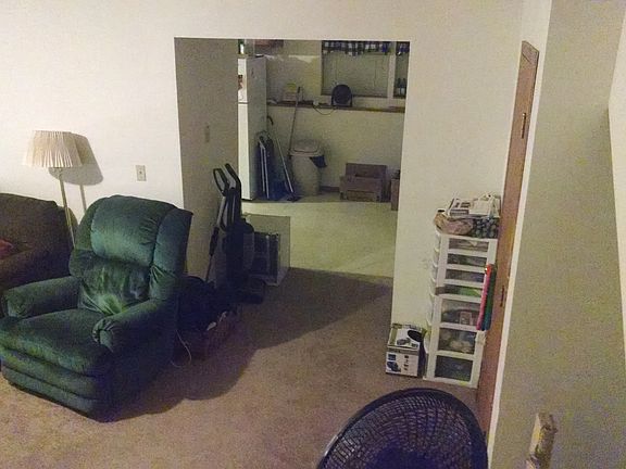 living room into kitchen