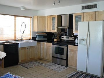 New cabinets w/ granite tile counters