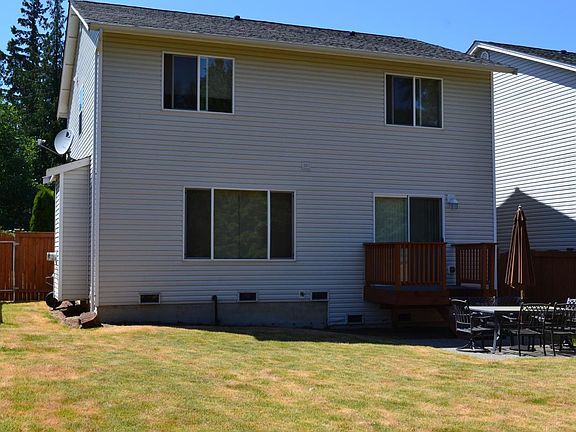Rear patio and deck