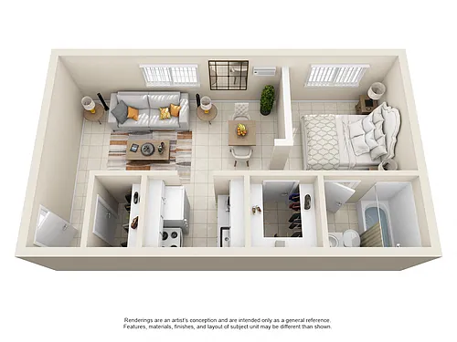 Floor plan Model A1