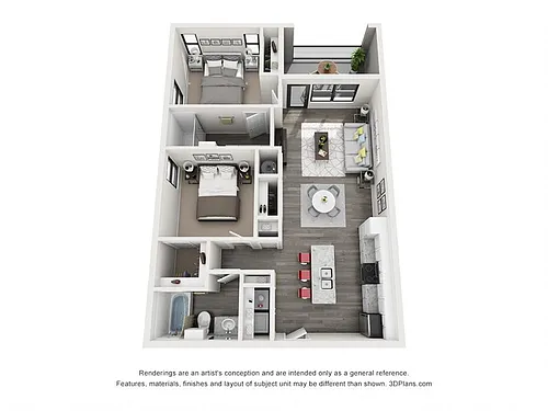 Floor plan The Warhol