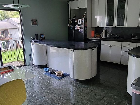 Kitchen off living room