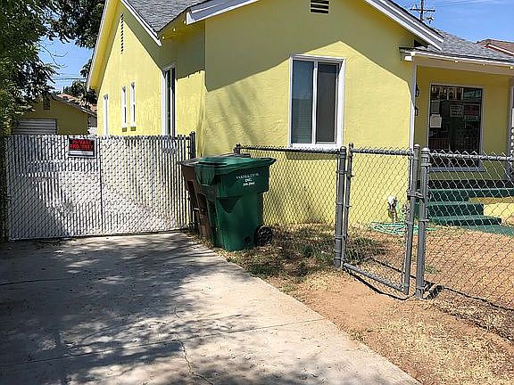 West side entry to garage