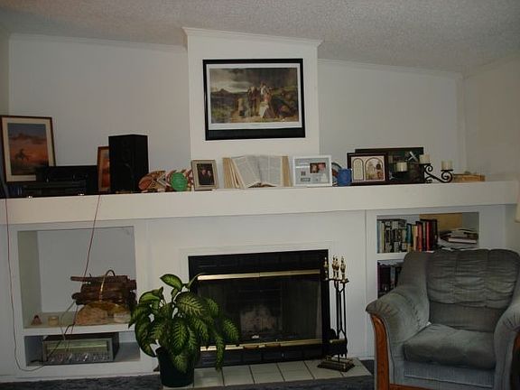 Living Room with fireplace.