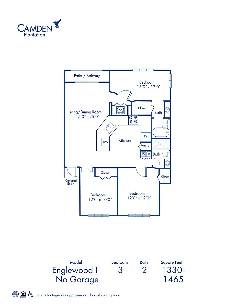 Floor plan Englewood I - No Garage