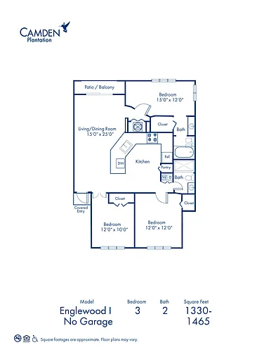 Floor plan Englewood I - No Garage