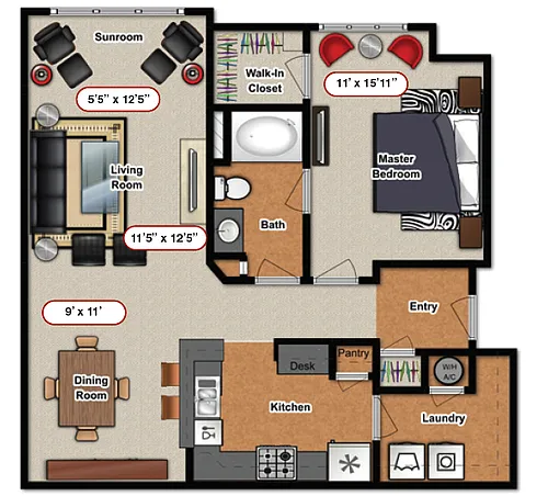 Floor plan A2
