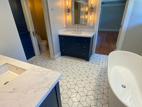 Primary Bath With Two Vanities