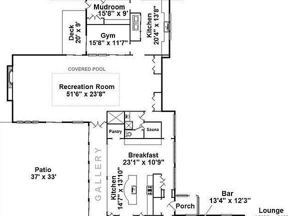 1st Level Floor Plan