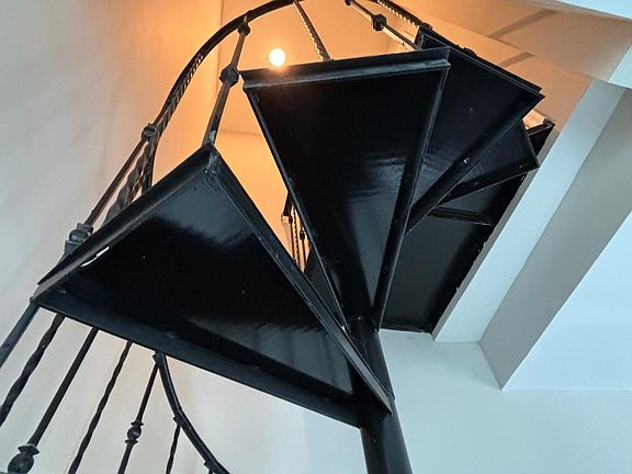 Spiral Cast Iron Stair Case