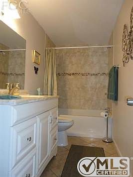 One of two large bathrooms nicely decorated and completely redone!