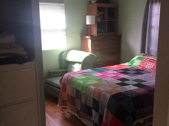 bedroom with built in drawers