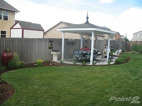 Backyard with new Gazebo