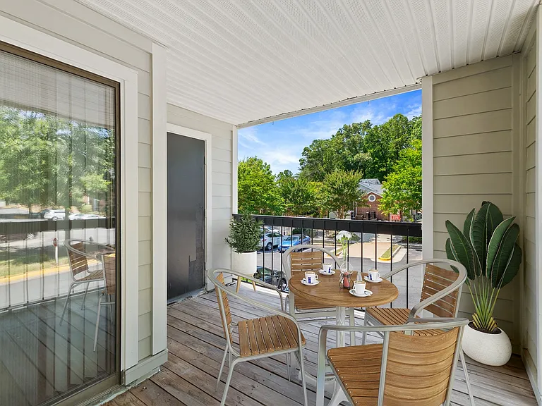 Balconies allow ample opportunity to unwind
