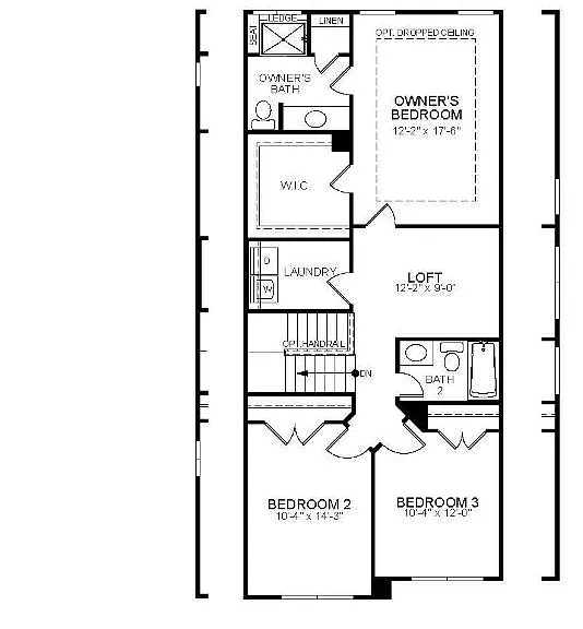 Second floor plan