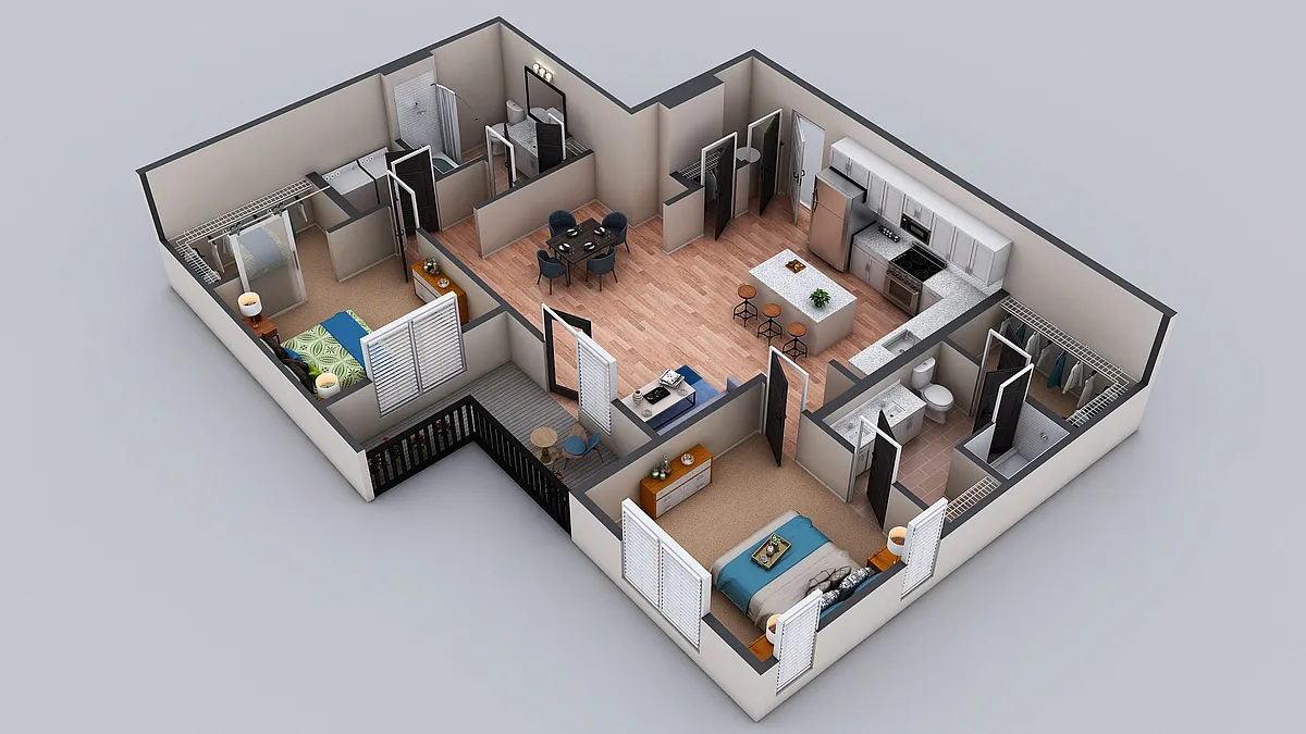 Floor plan B6 - The Rogers