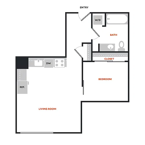 Floor plan Plan 1H