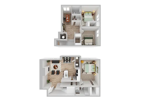 Floor plan Sequoyah (Townhouse)
