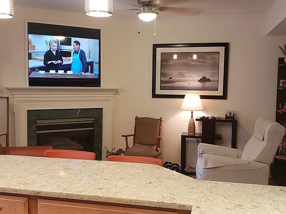 Den, open to kitchen