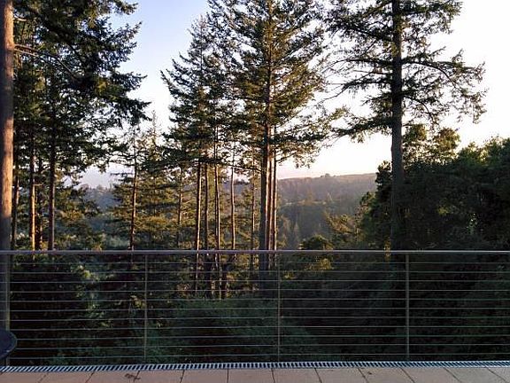 View over UCSC to the bay