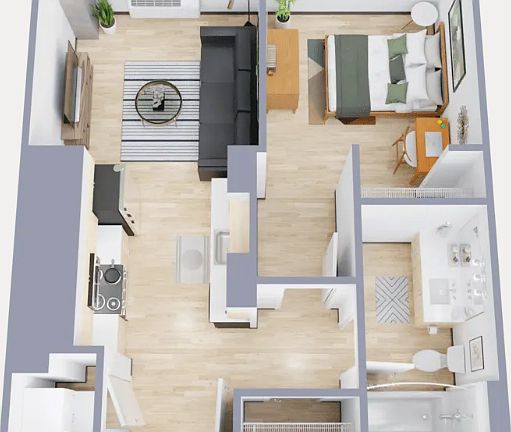 4th image of 480B E Broadway #1222