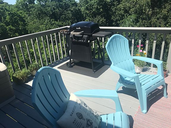 Deck from sliding door 