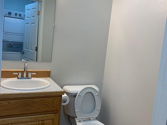 Half bathroom on first level