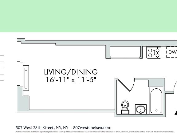2nd image of 507 W 28th St APT 9C