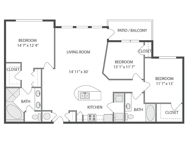 Floor plan D400