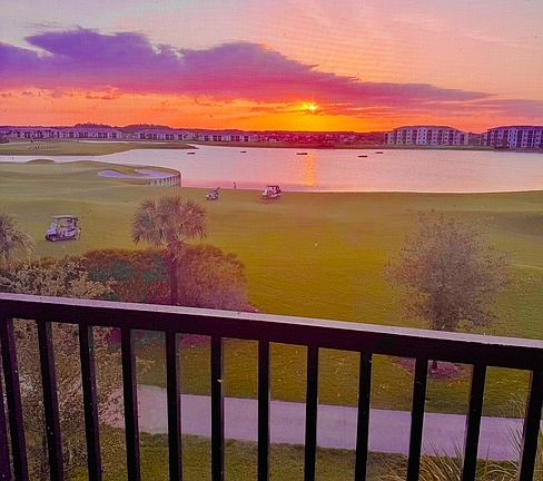 Sunsets from the patio - amazing