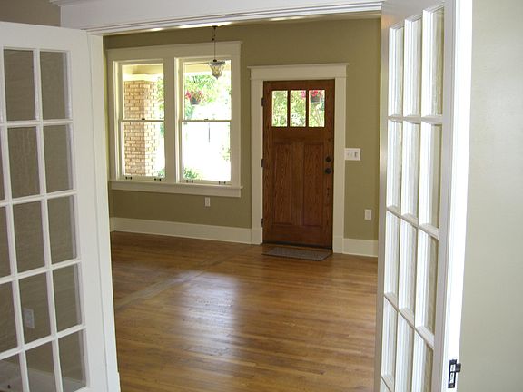 Living room and porch windows