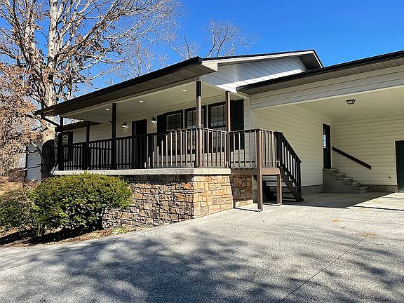Front porch and carport