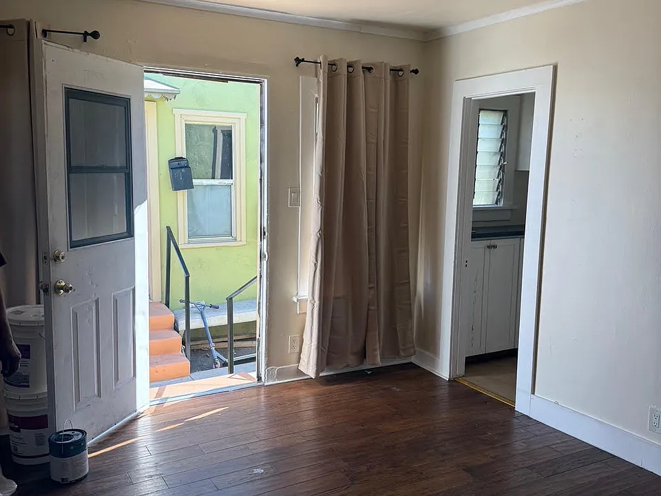 Front door from living space