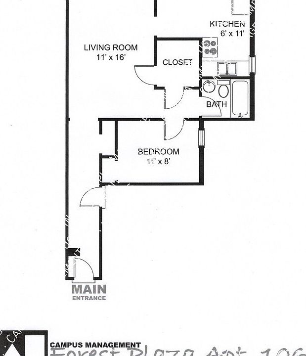 2nd image of 715 S Forest Ave #106