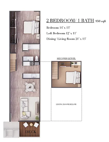 Floor plan Woodacre-2 Bedroom