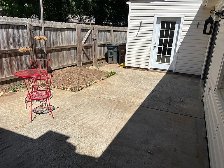 patio area