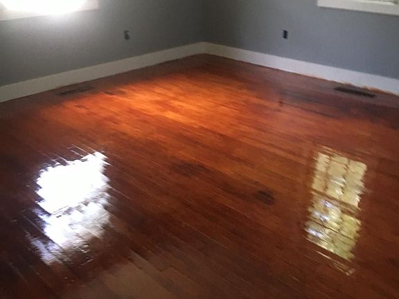Refinish floors