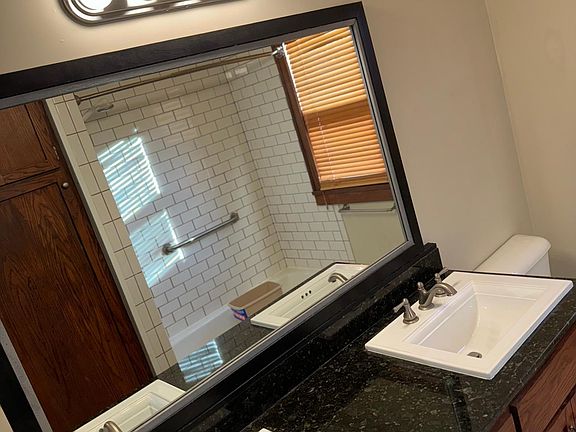 Bathroom includes double vanity