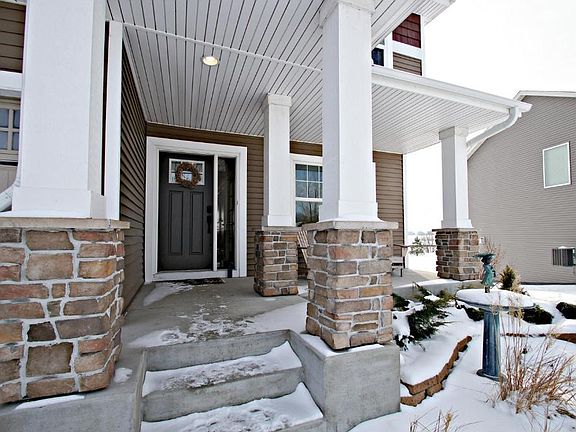Inviting front porch