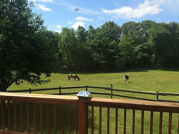 view of pastures from deck 