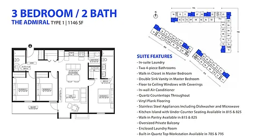 Floor plan The Admiral